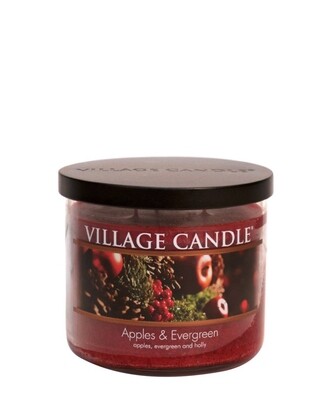 Village Candle Apple evergreen bowl