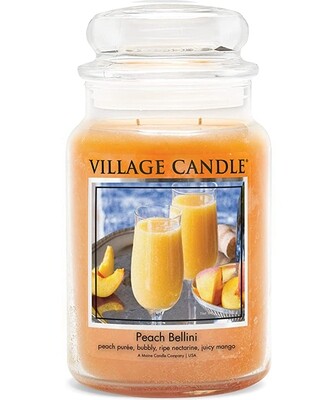 Village Candle Peach bellini 26oz