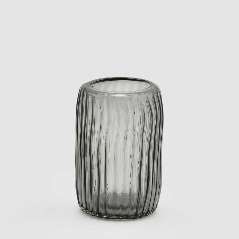 Vaso cilindrico righe h.20cm