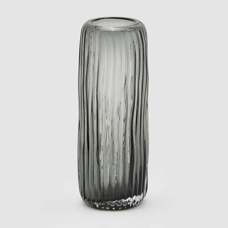 Vaso cilindrico righe h.30cm