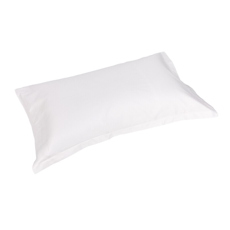 Coppia federe raso "Trecento" bianco