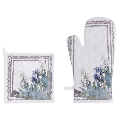 Set guantone + presina "Iris Garden"