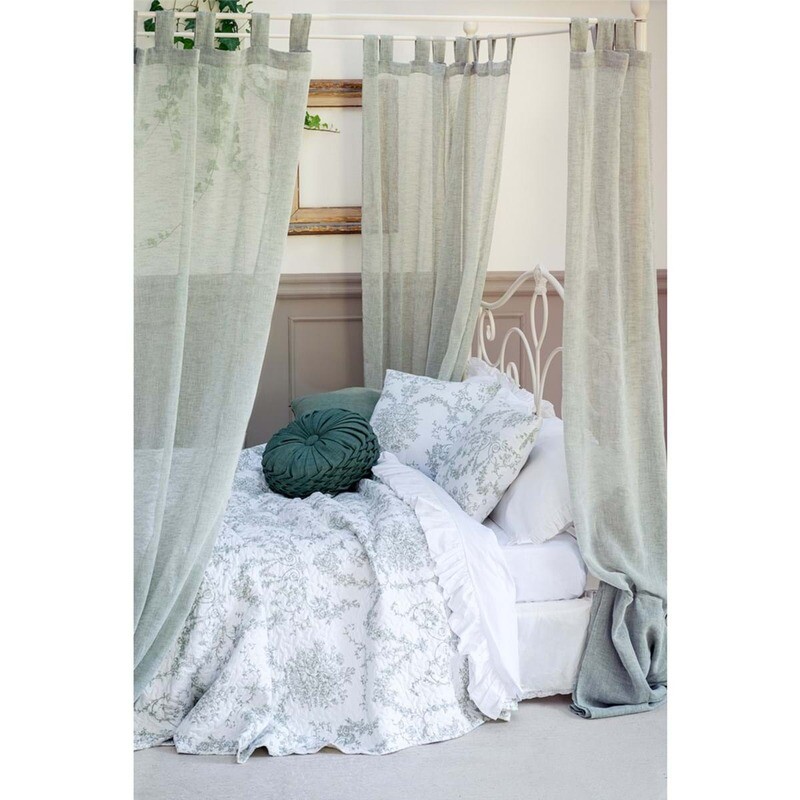 Trapunta matrimoniale "Toile de jouy"