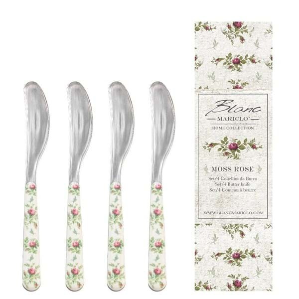 Set 4 coltellini "Moss Rose"