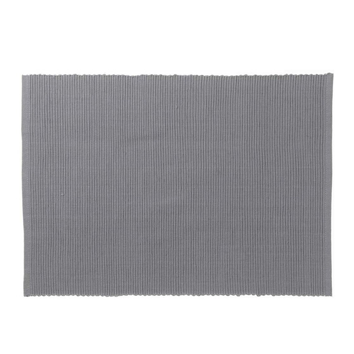 Tovaglietta in cotone 48x33cm grigia Tovaglietta in cotone 48x33cm grigia