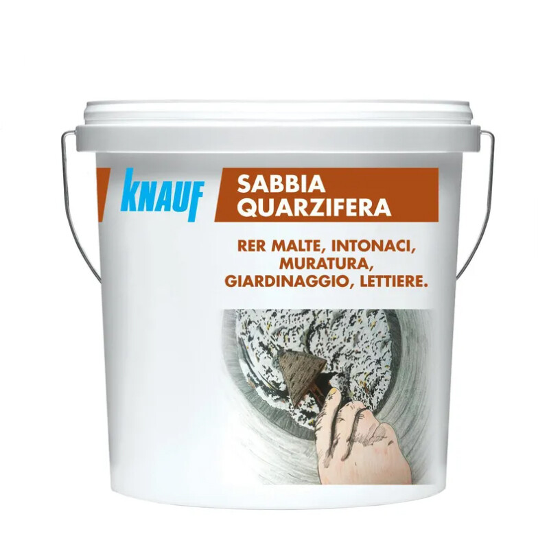 Sabbia quarzifera in secchio 5Kg
