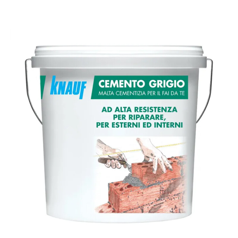 Cemento grigio in secchio 5Kg