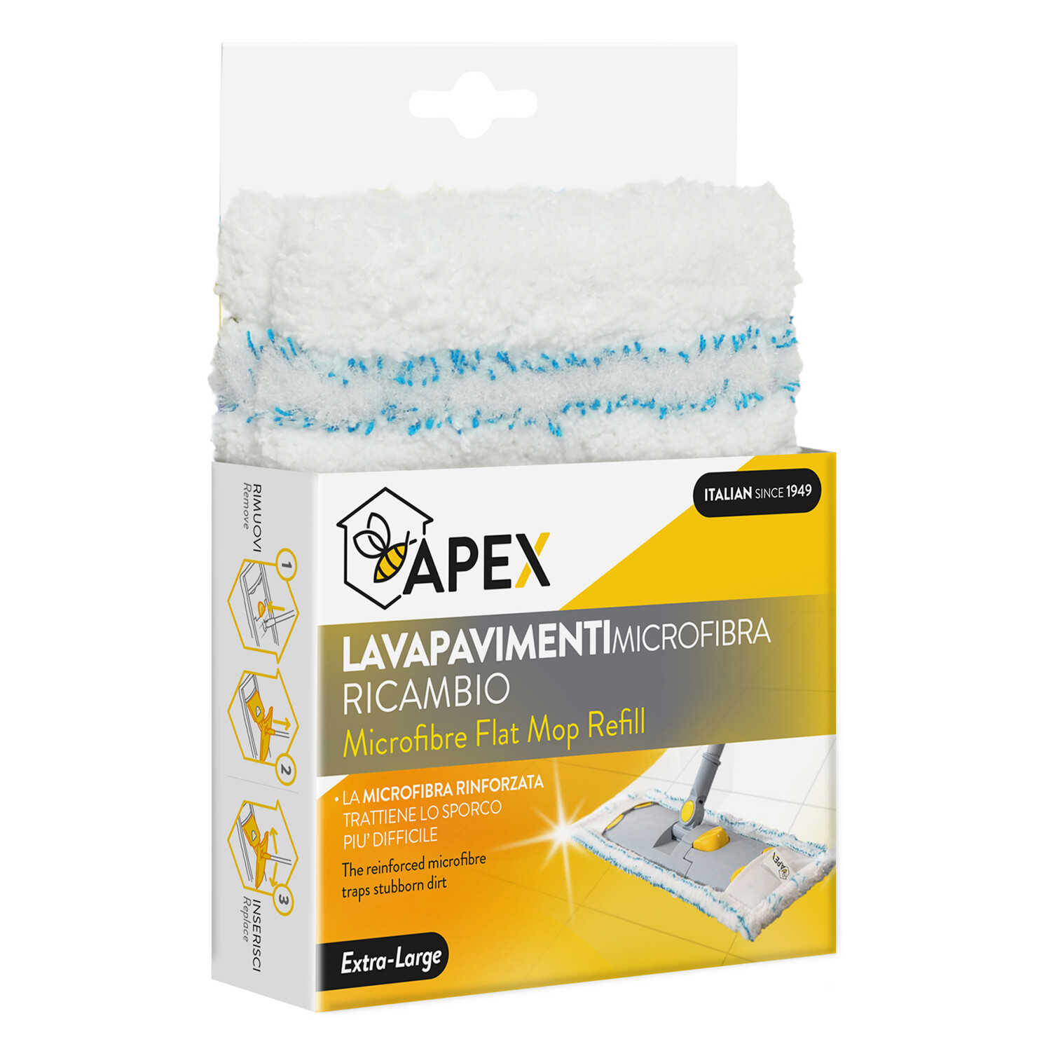 Ricambio mop "Flat"