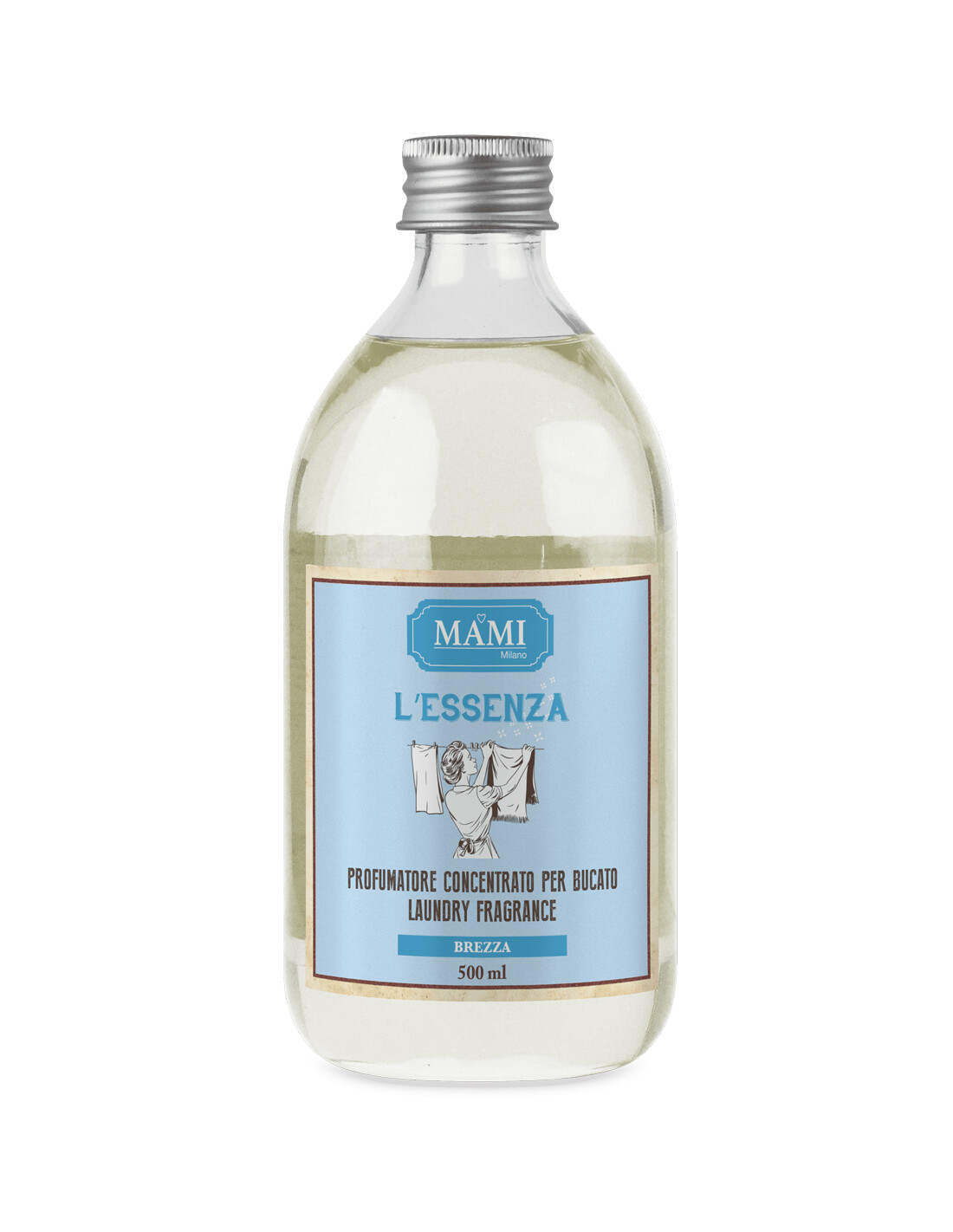 Essenza bucato Mami Milano 500ml Brezza - In Vetro