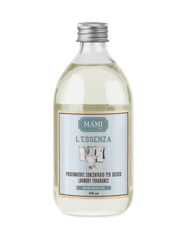 Essenza Bucato Mami Milano 500ml Fiori Bianchi - In Vetro