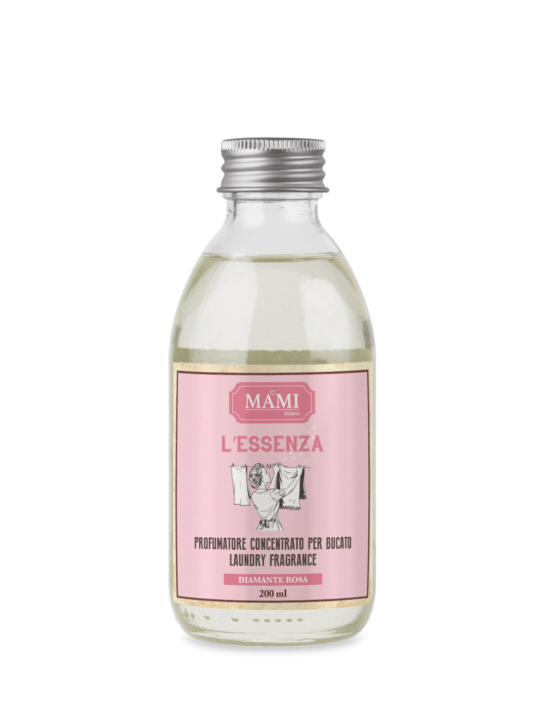 Essenza bucato Mami Milano 200ml Diamante Rosa - In Vetro