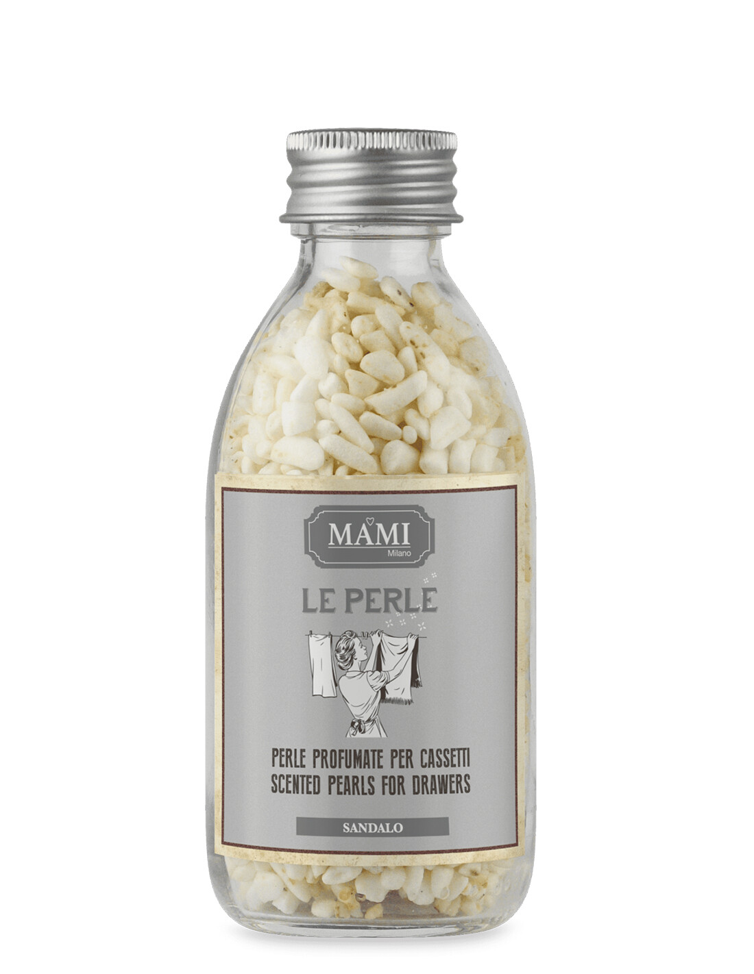 Perle Profumate cassetti Mami Milano Sandalo - In Vetro