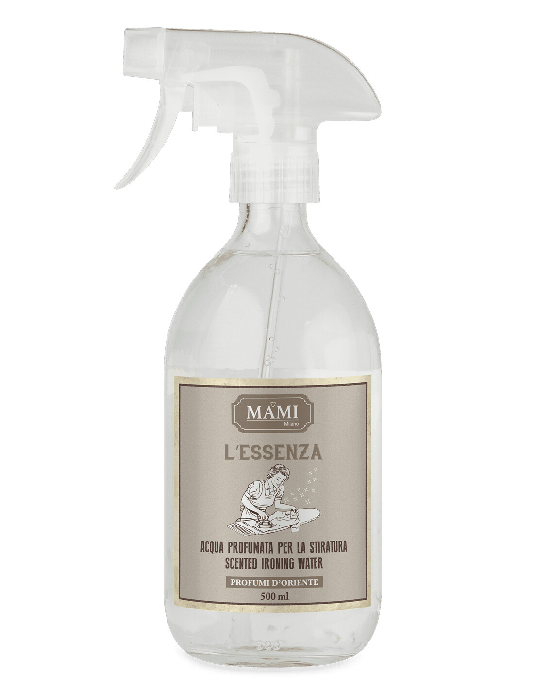 Acqua per stiratura Mami Milano Profumi d'oriente - In Vetro