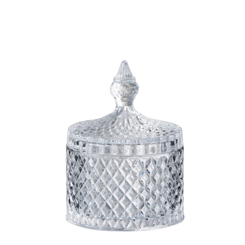 Barattolo rombi arabesque