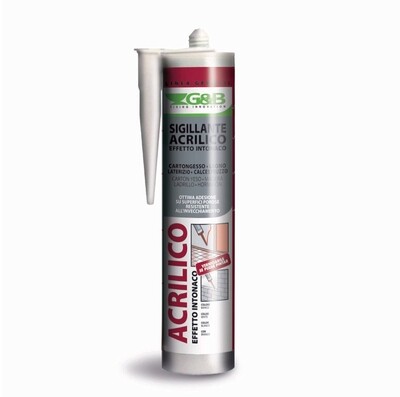 Sigillante acrilico effetto ruvido/intonaco 310ml bianco