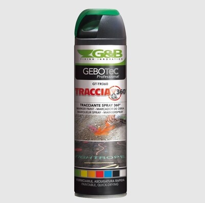 Smalto tracciante spray 500ml verde fluo