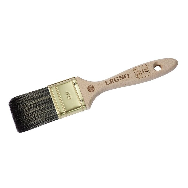 Pennellessa legno con ghiera ottone