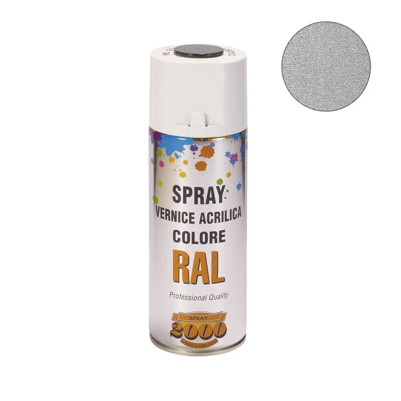 Smalto acrilico spray ferromicaceo grigio chiaro