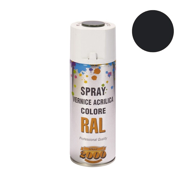 Smalto acrilico spray nero opaco