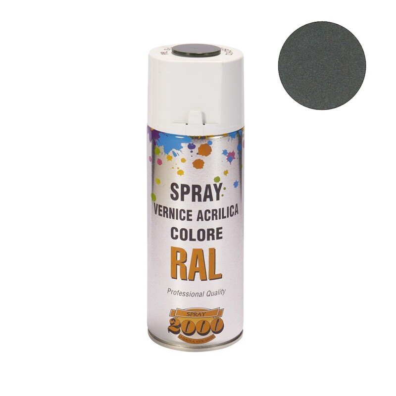 Smalto acrilico spray ferromicaceo grigio forgia