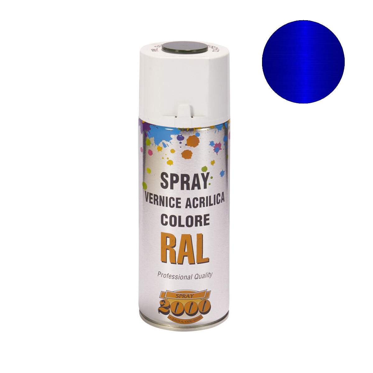 Smalto acrilico spray metallizzato blu