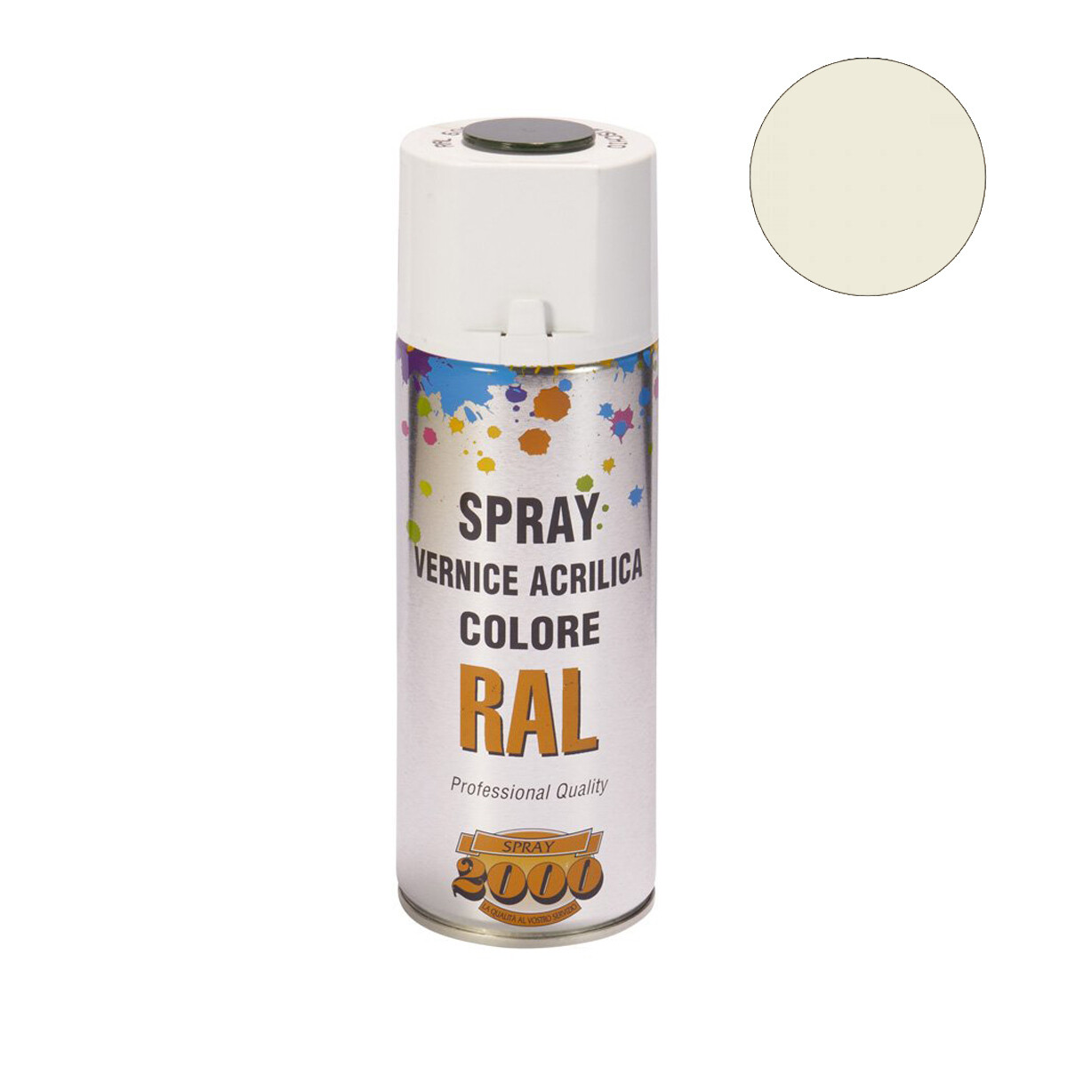 Smalto acrilico spray RAL 9001 Crema