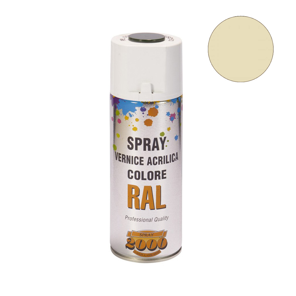 Smalto acrilico spray RAL 1015 Avorio Chiaro