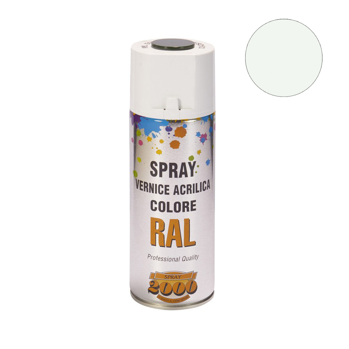 Smalto acrilico spray RAL 9003 Bianco Segnaletica