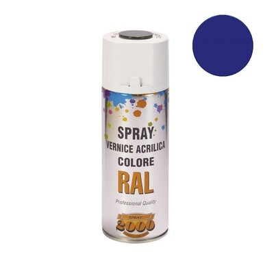 Smalto acrilico spray RAL 5002 Blu Oltremare