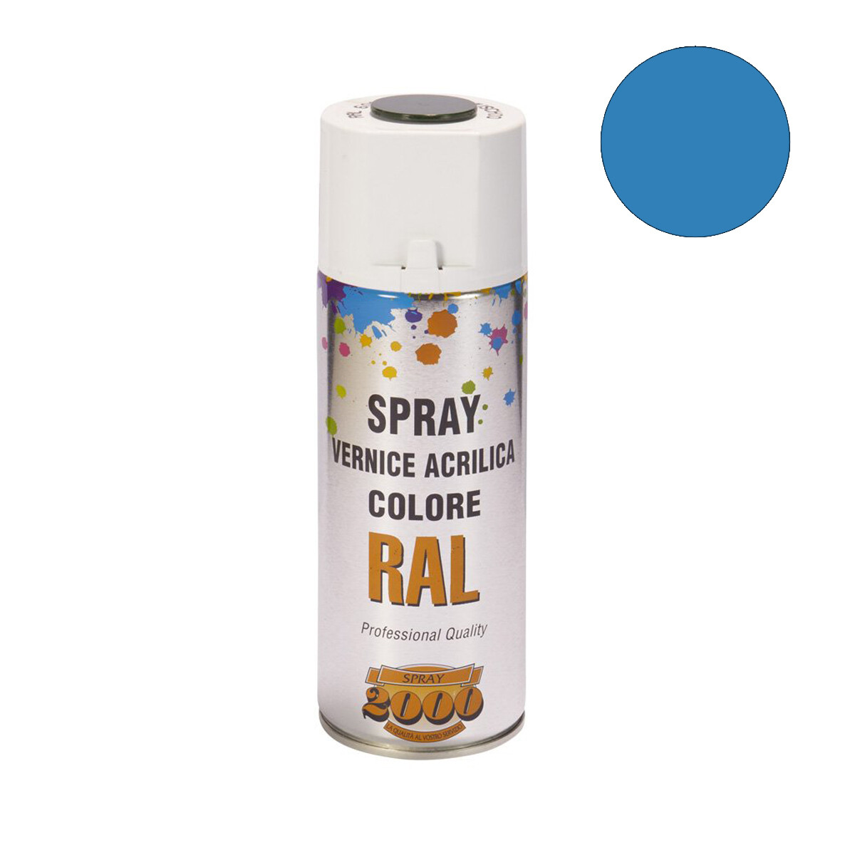 Smalto acrilico spray RAL 5012 Blu Luce
