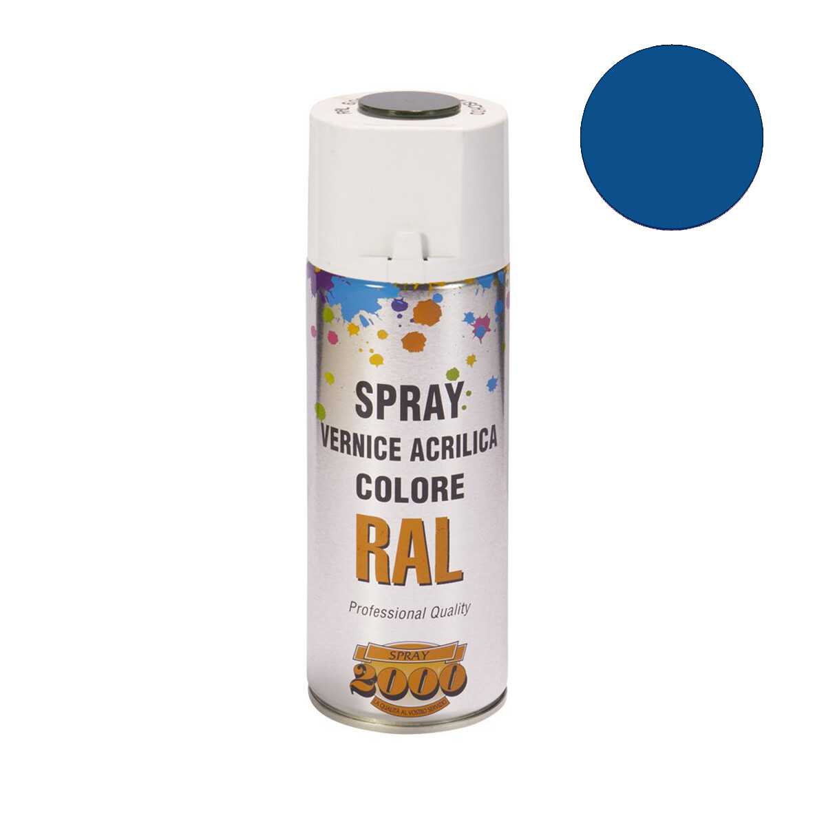 Smalto acrilico spray RAL 5017 Blu Traffico