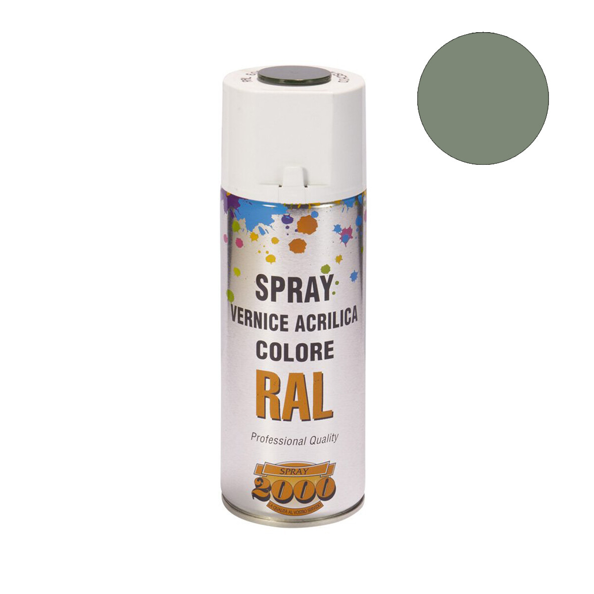 Smalto acrilico spray RAL 7033 Grigio Cemento
