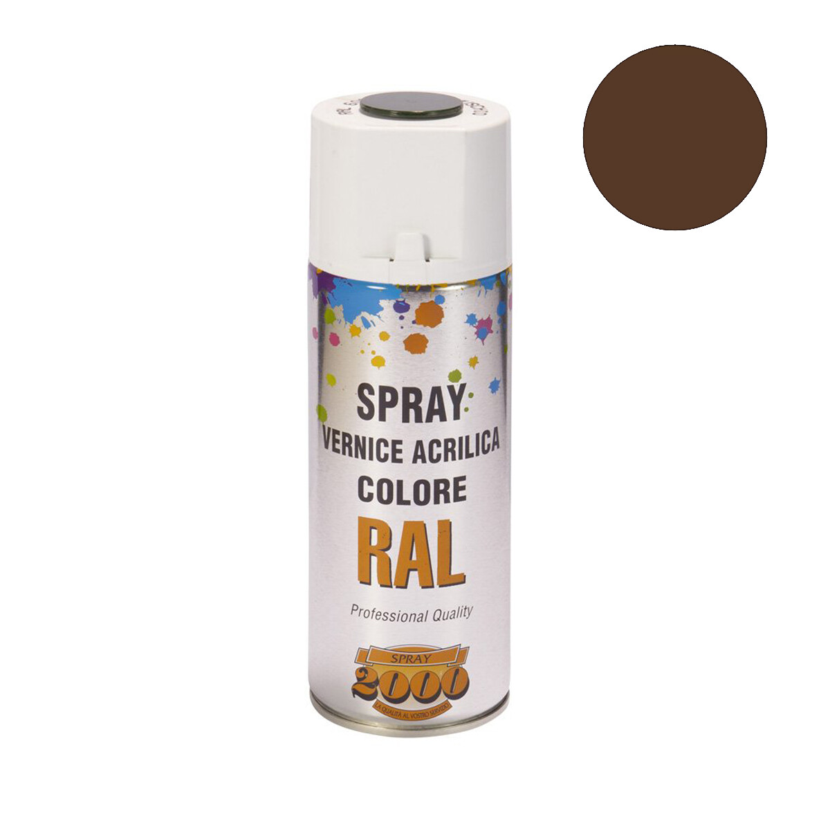 Smalto acrilico spray RAL 8011 Marrone Noce