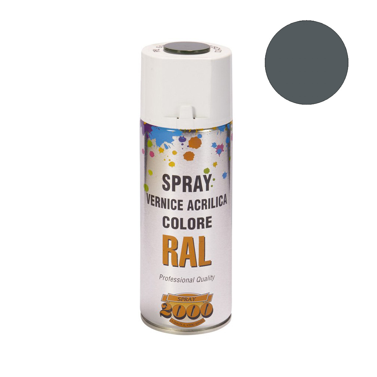 Smalto acrilico spray RAL 7011 Grigio Ferro
