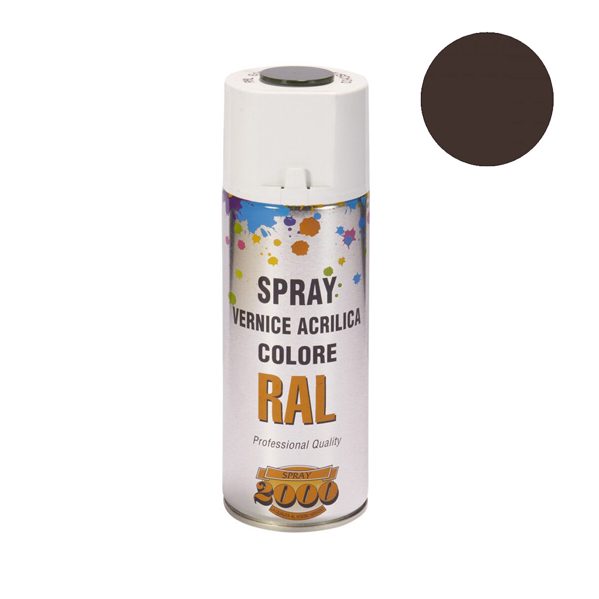 Smalto acrilico spray RAL 8017 Marrone Cioccolato
