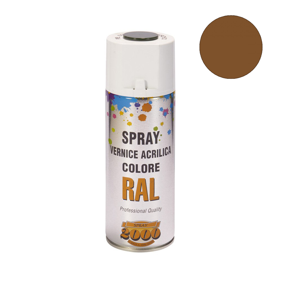 Smalto acrilico spray RAL 8003 Marrone Terracotta