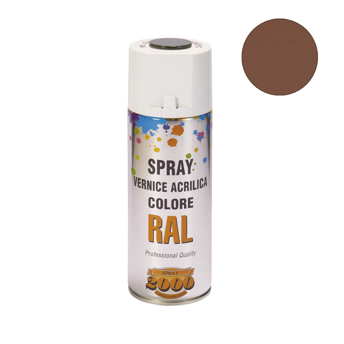 Smalto acrilico spray RAL 8002 Marrone Segnale