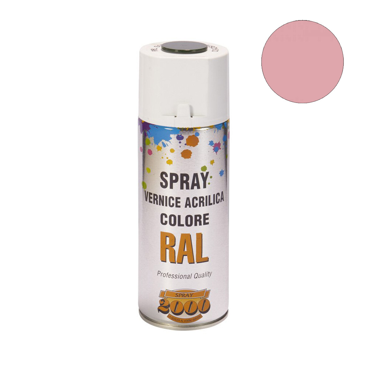 Smalto acrilico spray RAL 3015 Rosa