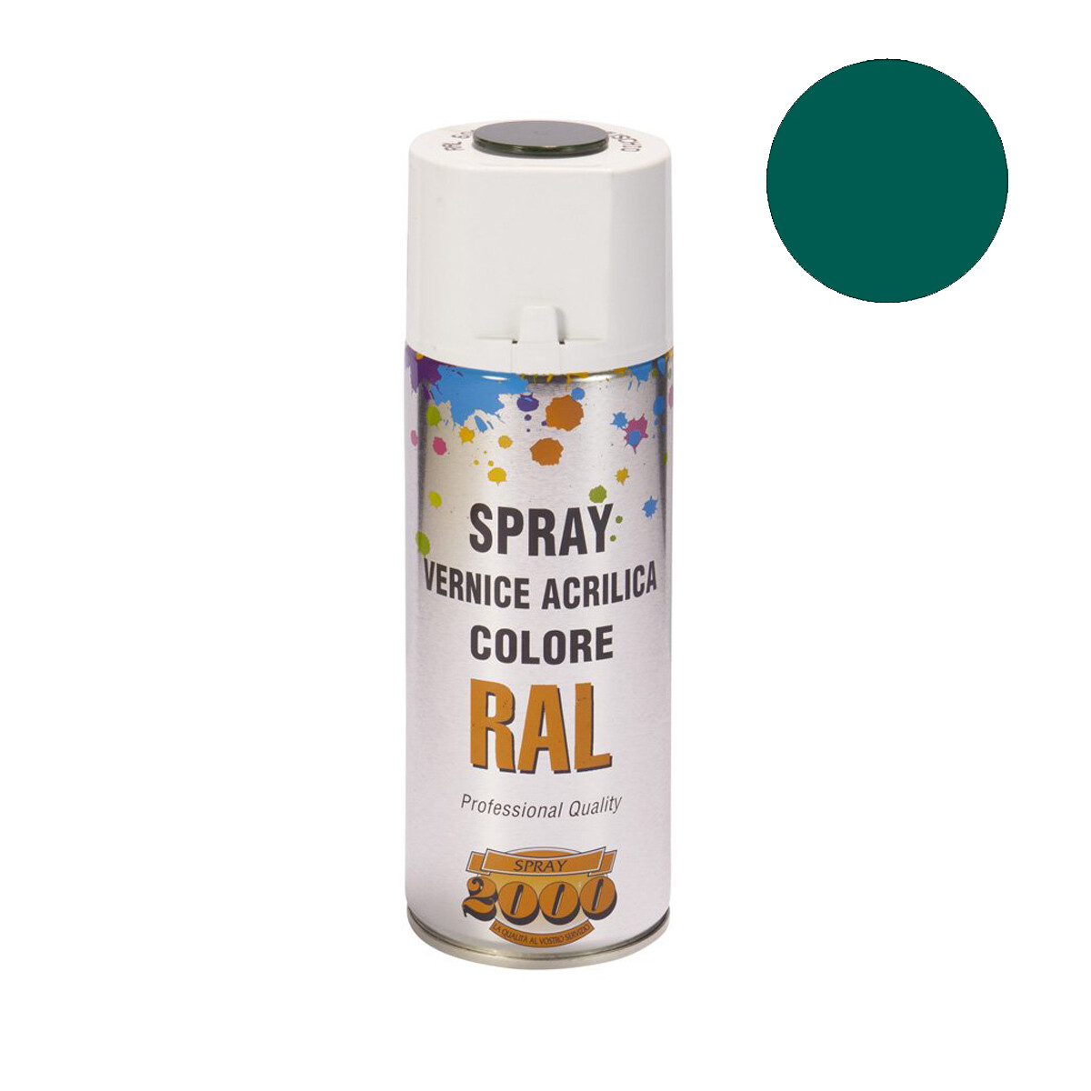 Smalto acrilico spray RAL 6026 Verde Opale