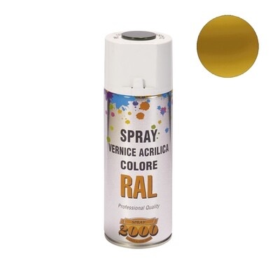 Smalto acrilico spray cromato oro