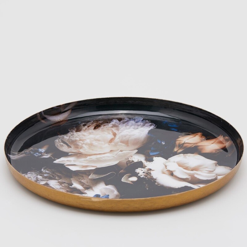 Vassoio "Glossy flowers"