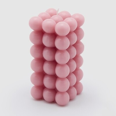 Candela bubble cubo rosa