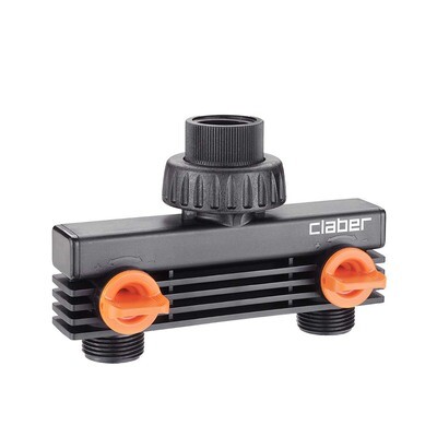 Presa a rubinetto 2 vie 3/4" maschio