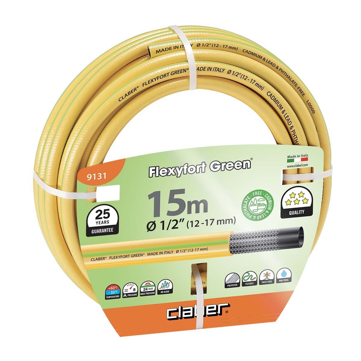 Tubo irrigazione "FlexyFort green" ø 1/2" 15mt