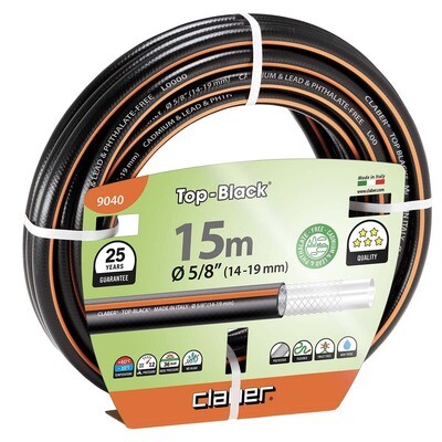 Tubo irrigazione "Top Black" ø 14-19mm 15mt