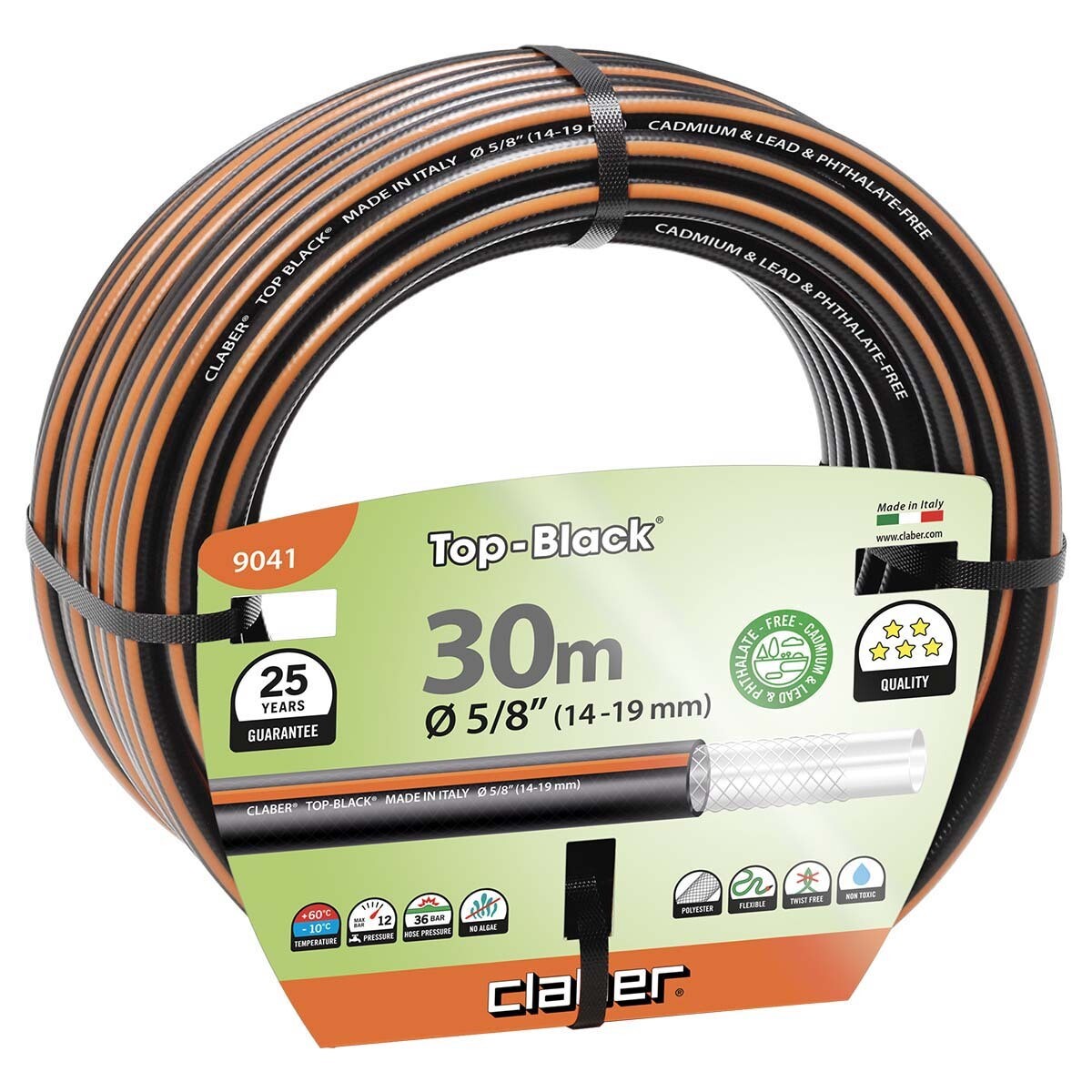 Tubo irrigazione "Top Black" 5/8" 30mt