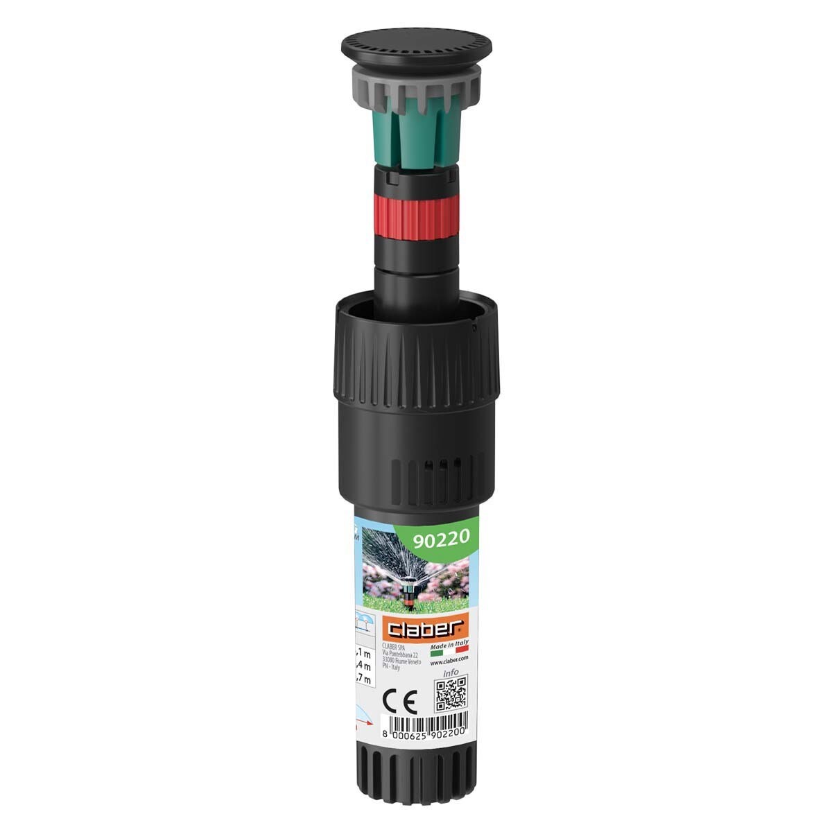 Microirrigatore a scomparsa 180°  "Colibrì System"
