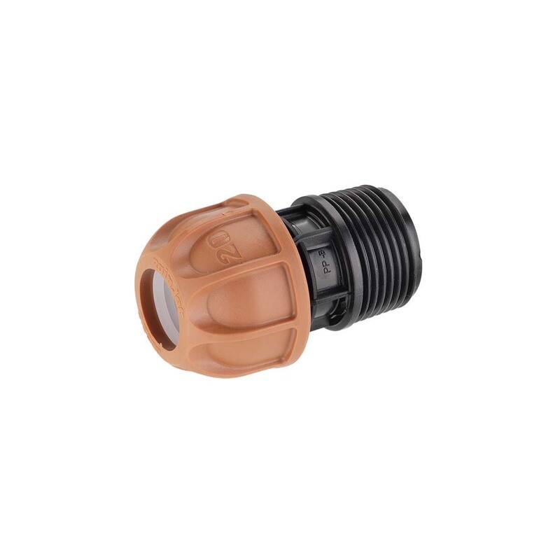 Raccordo ø 20mm filetto 1" M