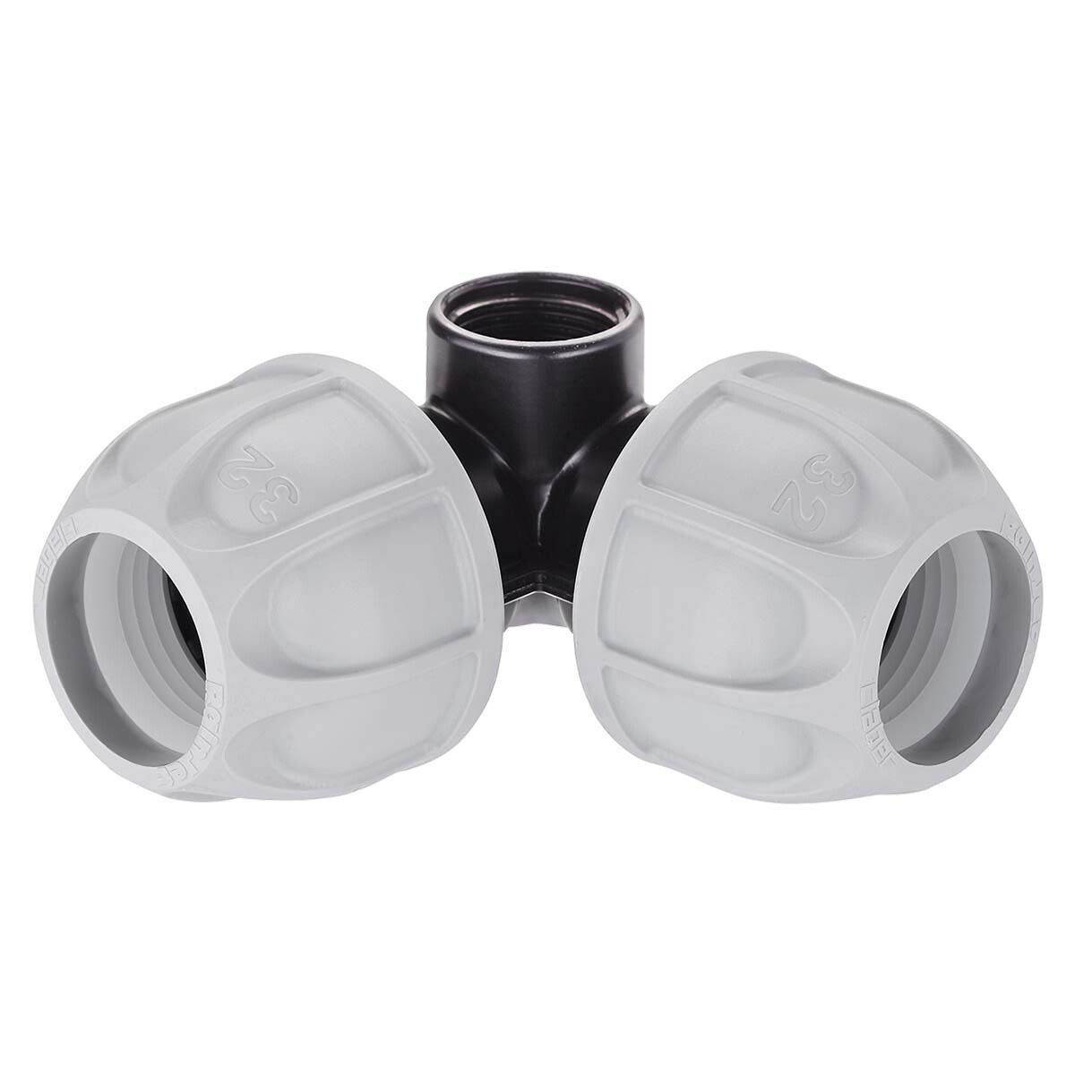 Gomito ø 32mm filetto 3/4" F