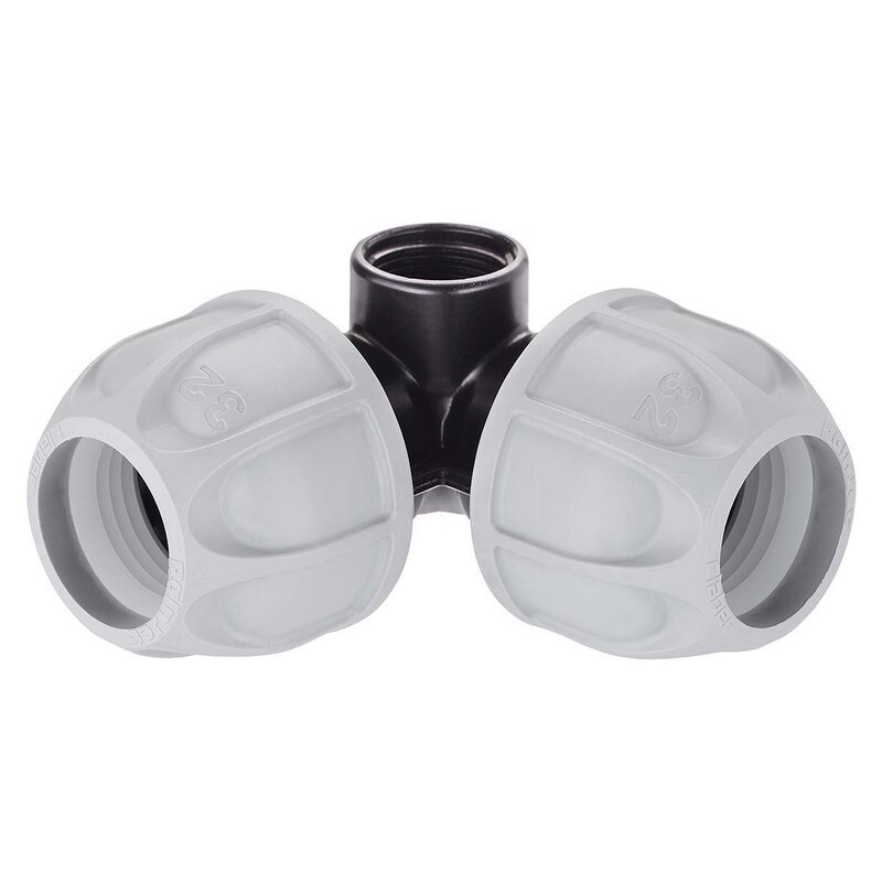 Gomito ø 32mm filetto 3/4" F